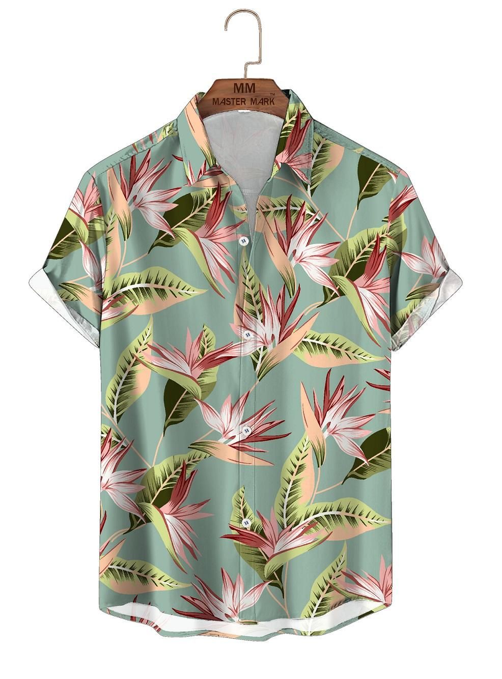 Latest Men's Cotton Slub Printed Shirt