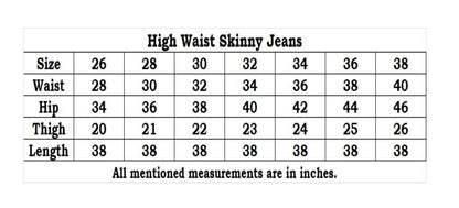 Attire Lab Women's Solid High Waist Skinny Jeans -Black