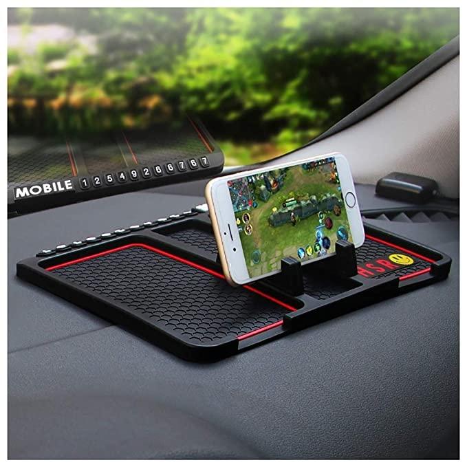 Multifunction Phone GPS Holder Anti-Slip Silicone Pad and Car Mobile Holders for Car Dashboard