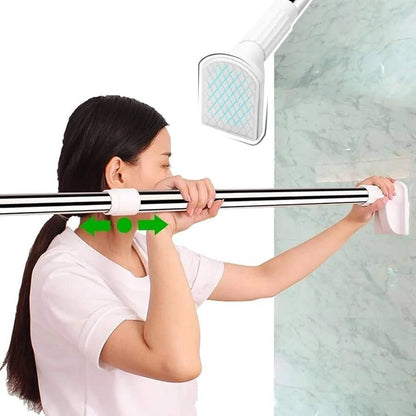 New Drill-Free Multifunctional Adjustable Rod, Stainless Steel Tension Rod, Adjustable Drill Free Rod for Hanging Clothes, Clothing Hanger Adjustable Rod