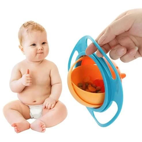 360 Rotate Universal Spill-proof Bowl Dishes for Kids and Babies