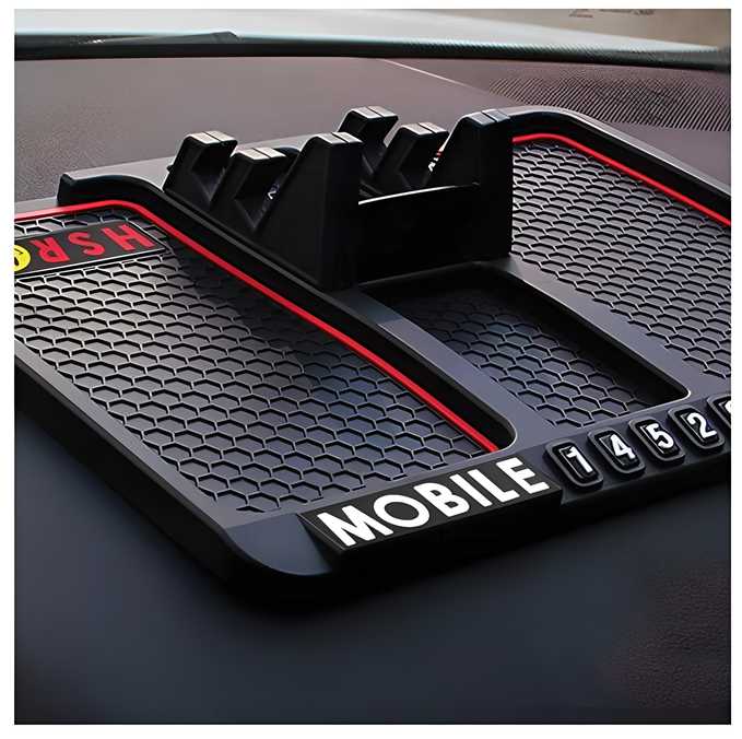 Multifunction Phone GPS Holder Anti-Slip Silicone Pad and Car Mobile Holders for Car Dashboard