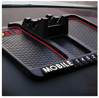 Multifunction Phone GPS Holder Anti-Slip Silicone Pad and Car Mobile Holders for Car Dashboard