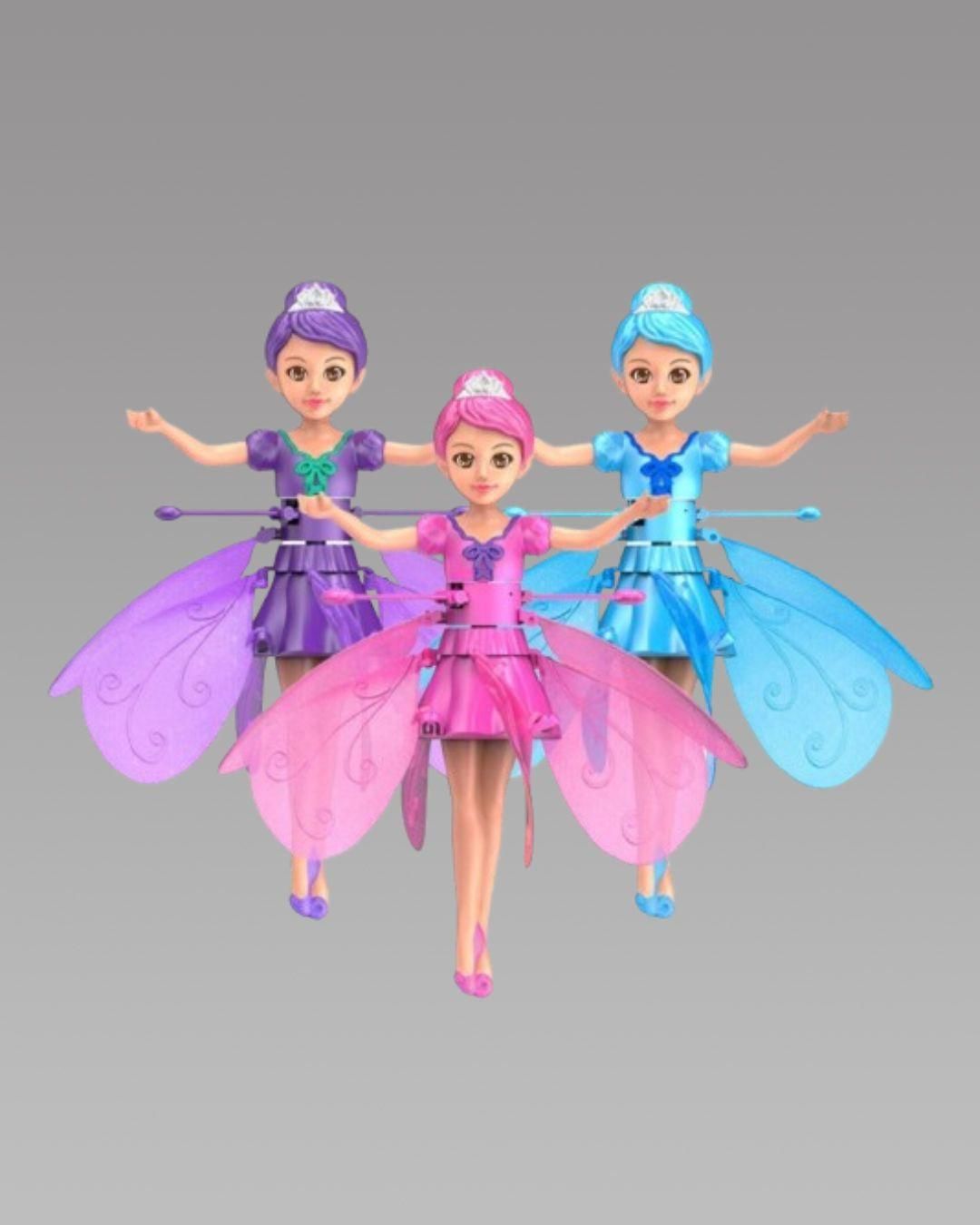 Magical Flying Fairy Doll, Hand Sensor Control, USB Powered, Sky Dancers Flying with Hand Sensor Princess Doll for Girls and Boys