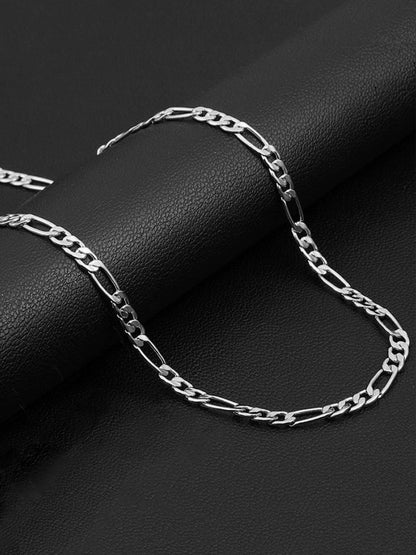 Delicate Men's Silver Plated Chain