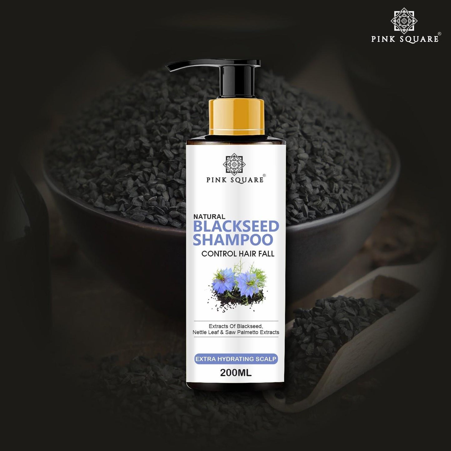 Premium Blackseed Shampoo for Great Shiny and Lustrous Hair (Pack of 2)