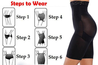 4-in-1 Shaper - Quick Slim Shape Wear Tummy, Thighs, Hips - Effective Seamless Tummy Tucker Shapewear Body Shaper