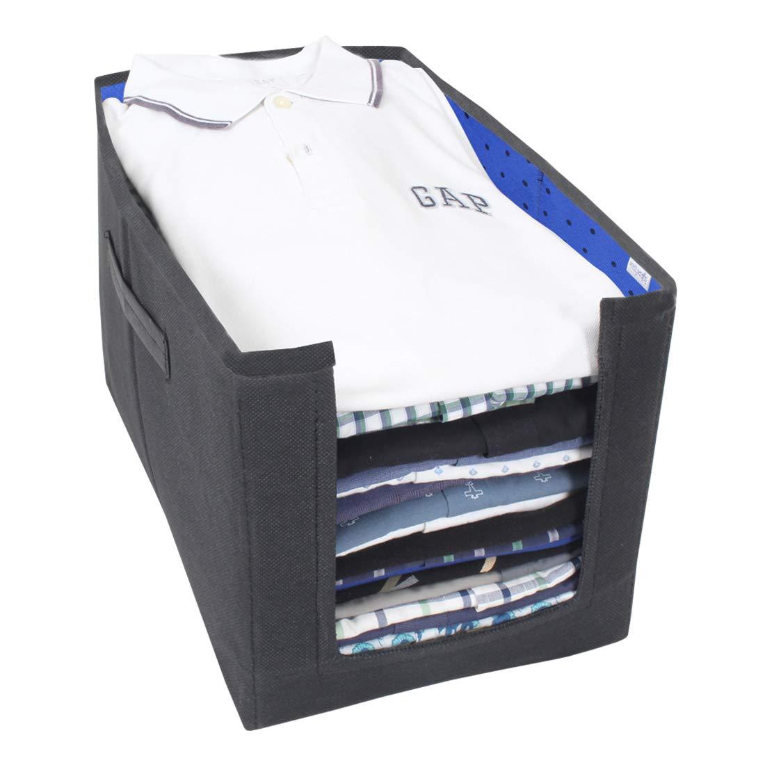 Closet Organizer-Foldable Shirts and Clothing Organizer Stackers(Pack of 6)