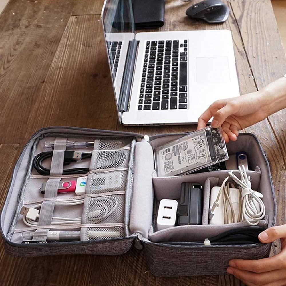 Universal Carry Travel Gadget Bag for Cables, Plugs and More