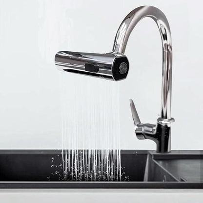 3 in 1 360° Waterfall Kitchen Faucet, Touch Kitchen Faucet, Faucet Extender 3 Mode Kitchen Waterfall Faucet Bib Tap Faucet