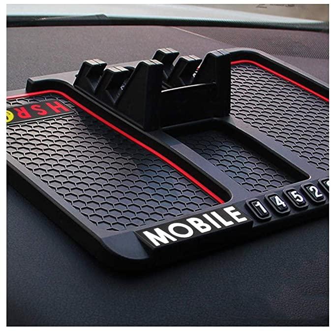 Multifunction Phone GPS Holder Anti-Slip Silicone Pad and Car Mobile Holders for Car Dashboard