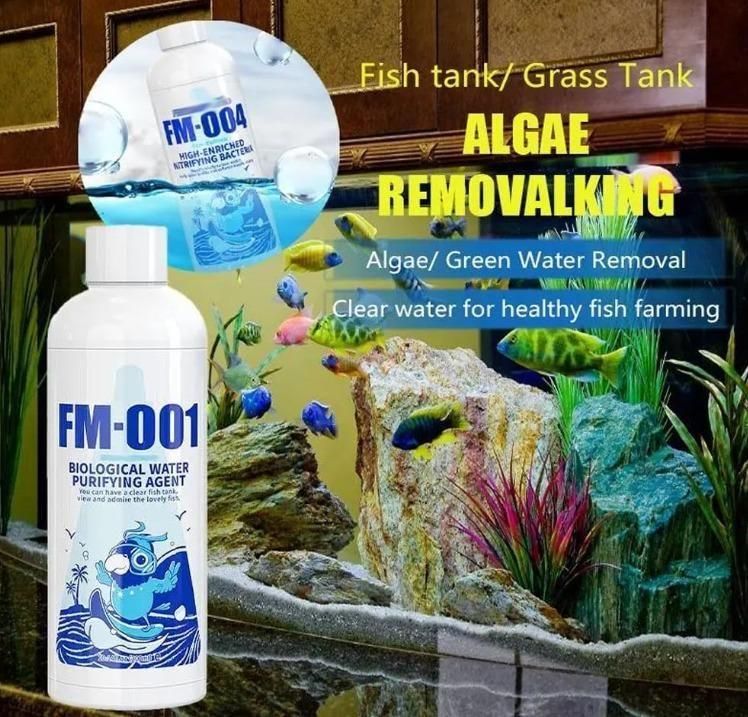 FM-001 Fish Tank Water Purifier Algae Remover 100ml (Pack of 3)