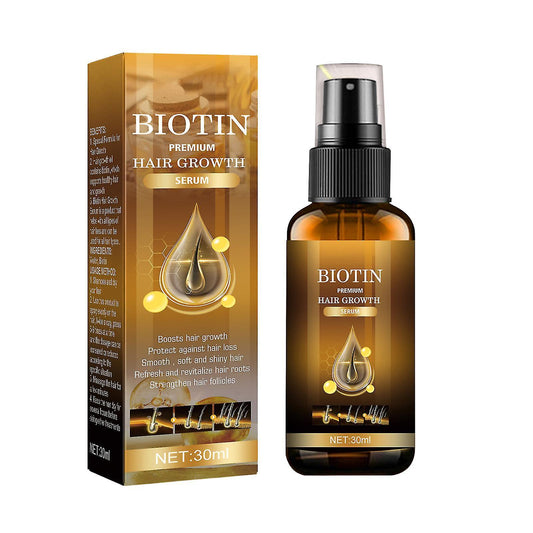 Biotin Hair Growth Spray, Hair Regrowth Spray, Biotin Hair Growth Serum, Biotin Thickening Herbal Serum, Fast Growing Hair Care Essential Oils (2Pcs)