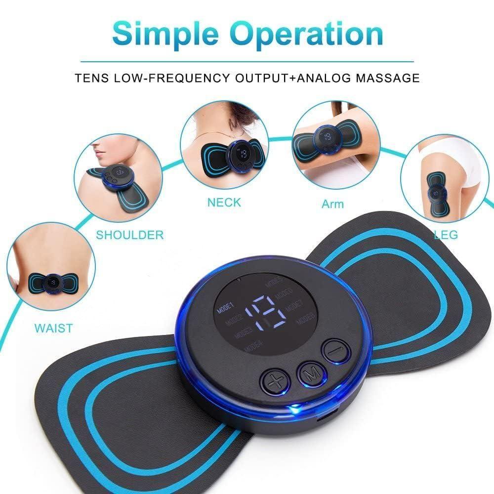 Reusable EMS Bioelectric Acupoints Massager Pad