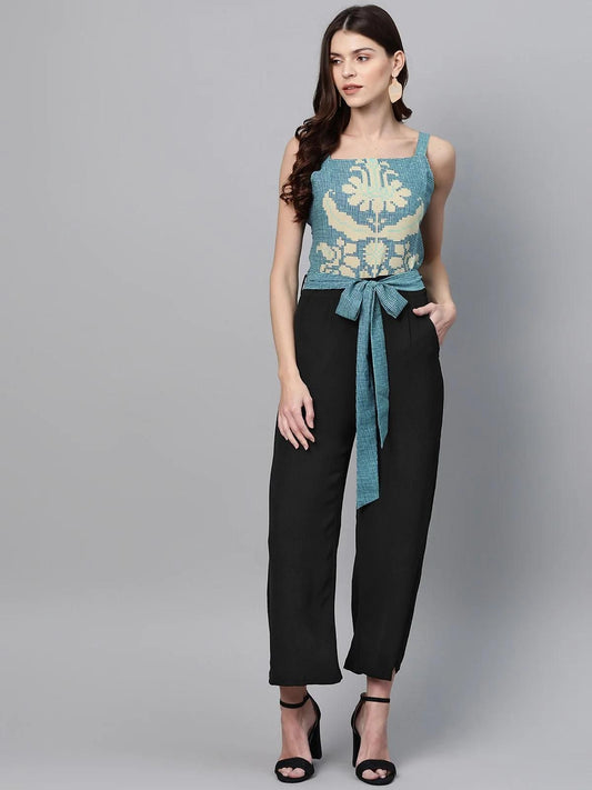 PANNKH Multicolor Printed Yoke Jumpsuit