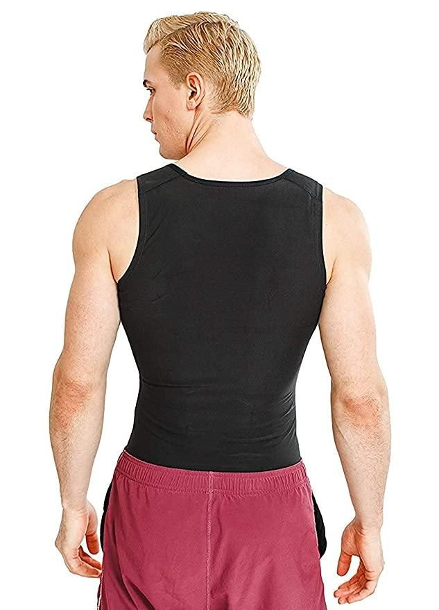 MM1Body Shapper Vest for Men and Women Premium Workout Tank Top Polymer Shapewear Sauna Vest