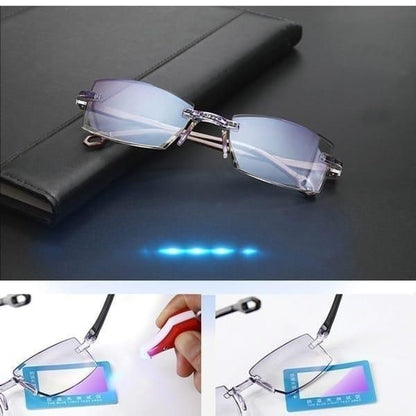 Power Anti-blue Progressive Far And Near Dual-Use Reading +2.5 Glasses