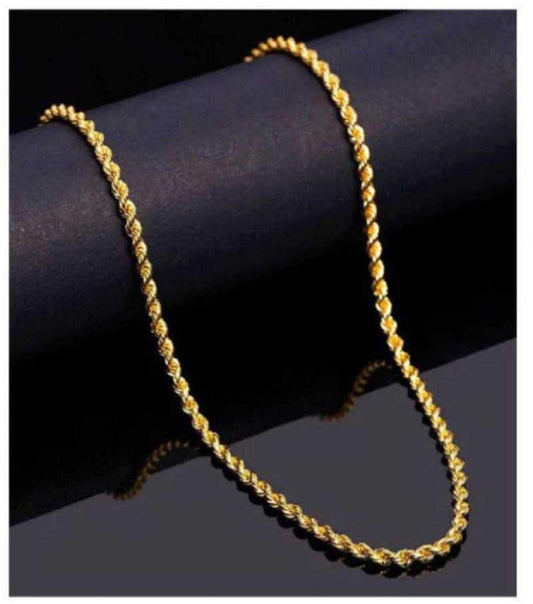 Flattering Men's Gold Plated Chain