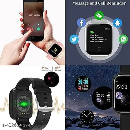 D20 Bluetooth Wireless Smart Watch, Fitness Band for Boys, Girls, Men, Women & Kids | Sports Watch for All Smart Phones