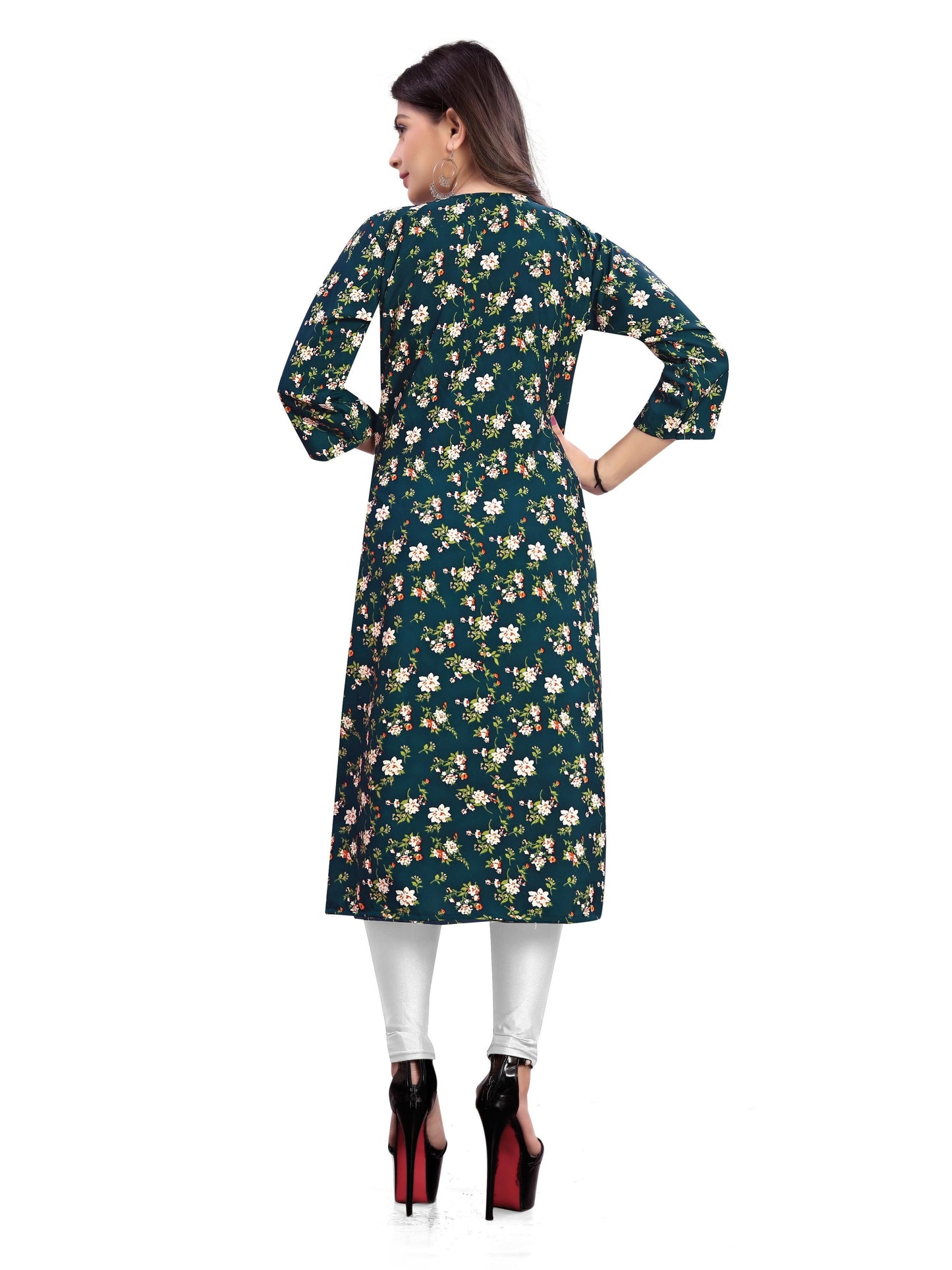 Women's Printed Crepe Kurtis�